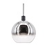 Artdelight Artdelight Glas-Pendelleuchte Rosario 30 cm - Titanglas/Klarglas