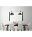 Artdelight Artdelight Glas-Pendelleuchte Rosario 30 cm - Titanglas/Klarglas