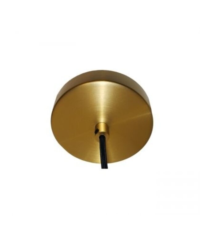 Artdelight Artdelight Glas-Pendelleuchte Rosario 40 cm - Gold/Klarglas