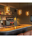 Artdelight Artdelight edle Glas-Pendelleuchte Apollo - Titan/Gold