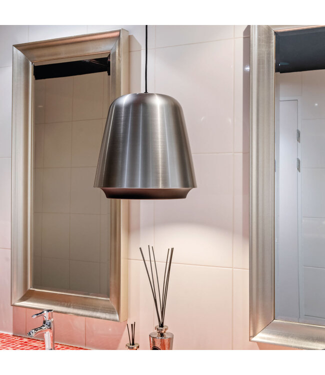 Artdelight Artdelight industrielle Pendelleuchte Santiago - Stahlgrau/Schwarz