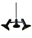 Artdelight Artdelight 3-flammige Pendelleuchte Vectro - Schwarz