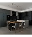 Artdelight Artdelight Design-LED-Pendelleuchte Madison - Champagner/Kaffeeglas