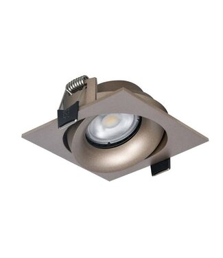 Artdelight Einbaustrahler Alice Quadrat - Champagner