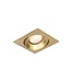 Artdelight quadratischer GU10-Einbaustrahler Alice - Gold