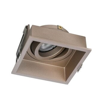 Artdelight Einbaustrahler Rex Quadrat - Champagner