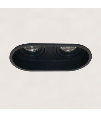 Artdelight Einbaustrahler Rex 2L - Schwarz