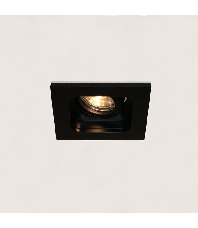 Artdelight Design-GU10-Einbaustrahler Moggio 1L - Schwarz