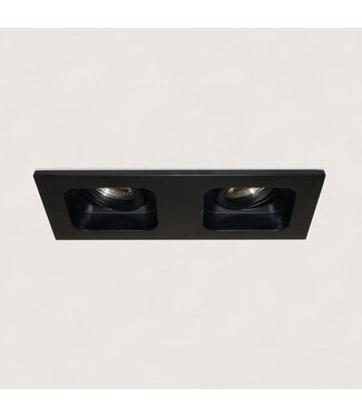 Artdelight Einbaustrahler Moggio 2L - Schwarz