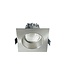 Artdelight quadratischer LED-Einbaustrahler Venice DL 2508 - Stahlgrau