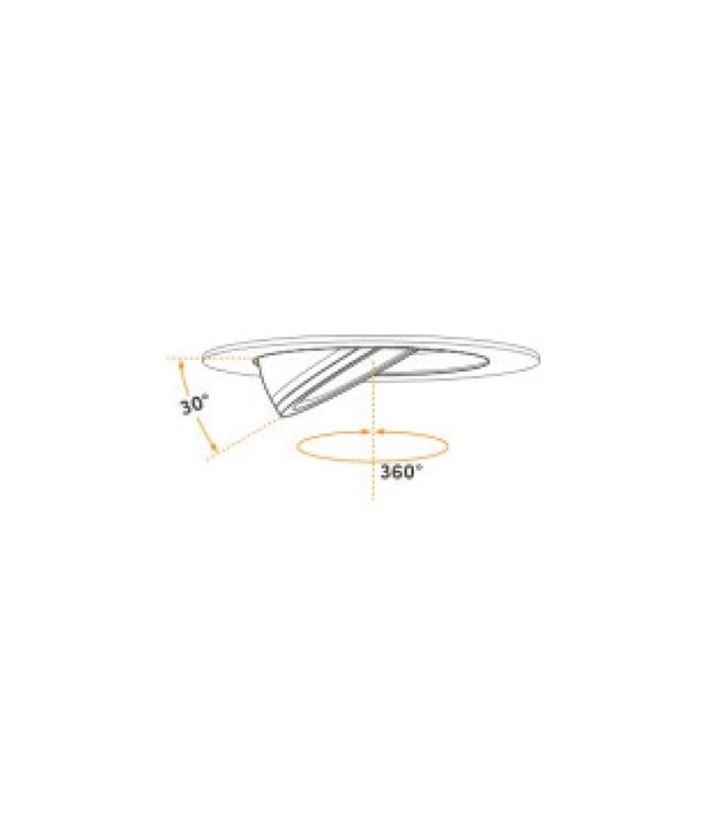 Artdelight LED-Einbaustrahler Special Dim to Warm - Schwarz