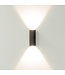 Artdelight Artdelight Runde DALI-LED-Wandleuchte Brody 2 - Dunkel-Antikbronze - Dim-to-Warm