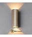 Artdelight Artdelight Runde DALI-LED-Wandleuchte Brody 2 - Champagner - Dim-to-Warm