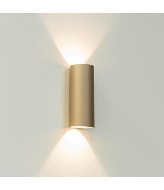 Artdelight Artdelight Runde DALI-LED-Wandleuchte Brody 2 - Champagner - Dim-to-Warm
