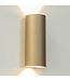 Artdelight Artdelight Runde DALI-LED-Wandleuchte Brody 2 - Champagner - Dim-to-Warm
