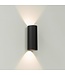 Artdelight Artdelight Runde DALI-LED-Wandleuchte Brody 2 - Schwarz - Dim-to-Warm
