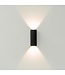 Artdelight Artdelight Runde DALI-LED-Wandleuchte Brody 2 - Schwarz - Dim-to-Warm