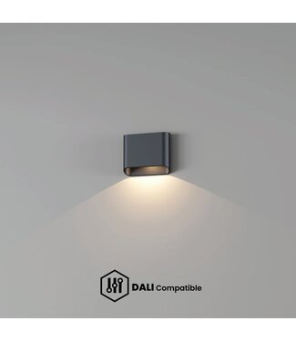 Artdelight DALI-LED-Wandleuchte Diaz 1L - Schwarz