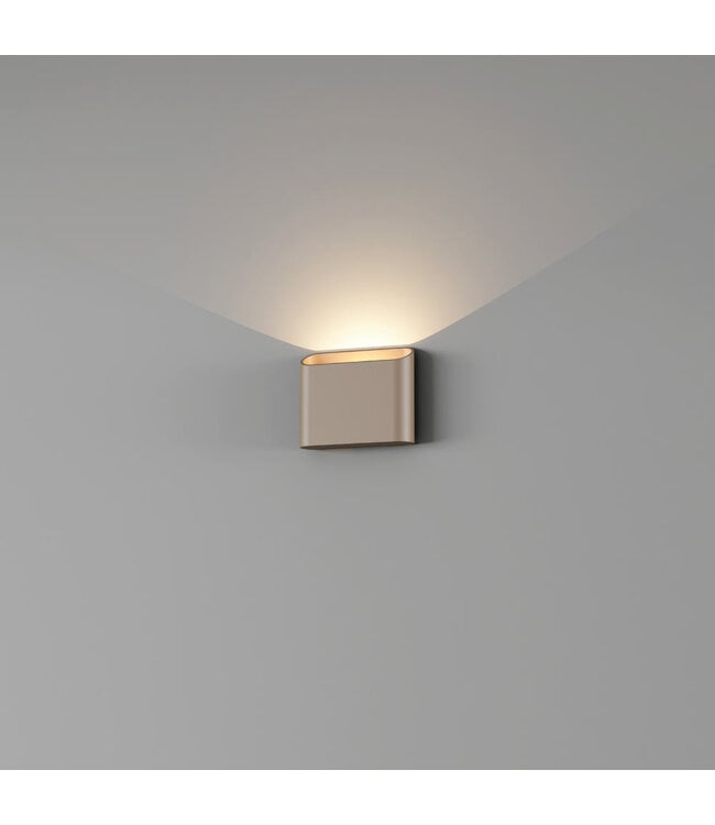 Artdelight Kompakte DALI-LED-Wandleuchte Diaz 1L - Champagner