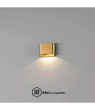 Artdelight DALI-LED-Wandleuchte Diaz 1L - Warmgold