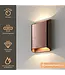 Artdelight Artdelight Moderne DALI-LED-Wandleuchte Diaz L - Dunkelbronze