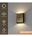 Artdelight Artdelight Moderne DALI-LED-Wandleuchte Diaz L - Dunkel-Antikbronze
