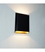 Artdelight Artdelight Moderne DALI-LED-Wandleuchte Diaz L - Schwarz/Mattgold