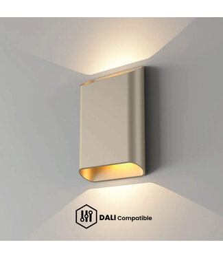 Artdelight DALI-LED-Wandleuchte Diaz L - Champagner