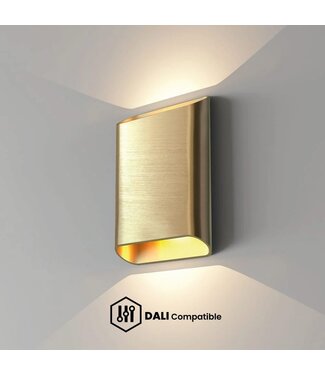 Artdelight DALI-LED-Wandleuchte Diaz L - Gold