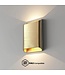 Artdelight Artdelight Moderne DALI-LED-Wandleuchte Diaz L - Gold