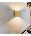 Artdelight Artdelight Moderne DALI-LED-Wandleuchte Diaz L - Gold