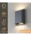 Artdelight Artdelight Moderne DALI-LED-Wandleuchte Diaz L - Schwarz - Dim-to-Warm