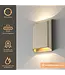 Artdelight Artdelight Moderne DALI-LED-Wandleuchte Diaz L - Champagner - Dim-to-Warm