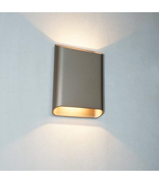 Artdelight Artdelight Moderne DALI-LED-Wandleuchte Diaz L - Champagner - Dim-to-Warm