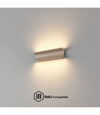 Artdelight DALI-LED-Wandleuchte Malibu 2L - Champagner