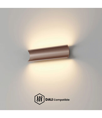 Artdelight DALI-LED-Wandleuchte Malibu 2L - Dunkelbronze