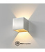 Artdelight Artdelight Kubische DALI-LED-Wandleuchte Cube - Aluminium