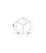 Artdelight Artdelight Kubische DALI-LED-Wandleuchte Cube - Aluminium