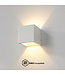 Artdelight Artdelight Kubische DALI-LED-Wandleuchte Cube - Weiß - Dim-to-Warm