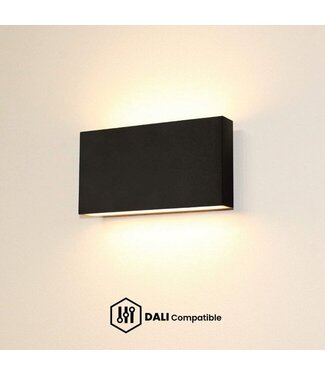 Artdelight DALI-Wandleuchte Box 2L - Schwarz
