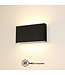 Artdelight Artdelight Moderne DALI-LED-Wandleuchte Box 2L - Schwarz