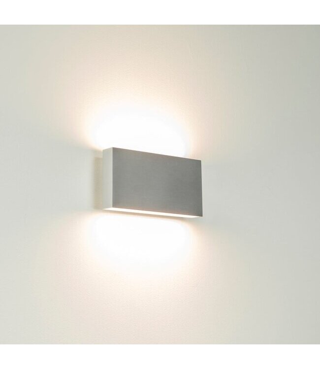 Artdelight Artdelight Moderne DALI-LED-Wandleuchte Box 2L - Aluminium