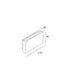 Artdelight Artdelight Moderne DALI-LED-Wandleuchte Box 2L - Aluminium