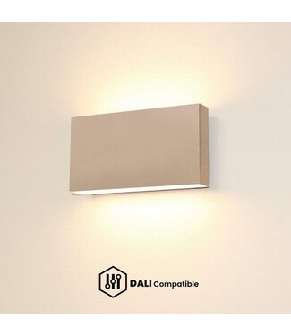 Artdelight DALI-Wandleuchte Box 2L - Champagner