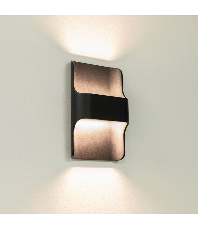 Artdelight Artdelight Moderne DALI-LED-Wandleuchte Dallas - Schwarz
