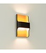 Artdelight Artdelight Moderne DALI-LED-Wandleuchte Dallas - Schwarz/Kupfer
