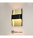 Artdelight Artdelight Moderne DALI-LED-Wandleuchte Dallas - Schwarz/Mattgold