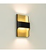 Artdelight Artdelight Moderne DALI-LED-Wandleuchte Dallas - Schwarz/Mattgold