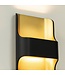 Artdelight Artdelight Moderne DALI-LED-Wandleuchte Dallas - Schwarz/Mattgold