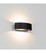 Artdelight Artdelight Halbrunde DALI-LED-Wandleuchte Sharp - Schwarz